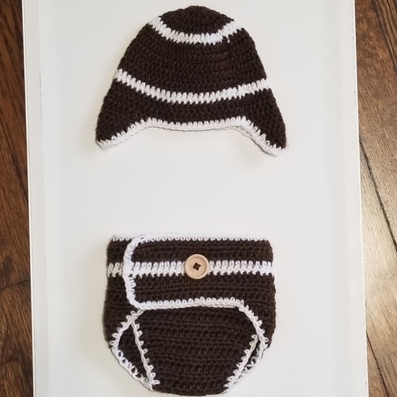 🚫SOLD🚫So'Dorable▪︎Baby Knit Football Outfit - Picture 2 of 4